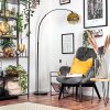 Ripoll Bogenlampe Glas 25 cm Schwarz, 1-flammig