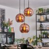 Koyoto Hängeleuchte Glas 25 cm Kupferfarben, 3-flammig