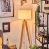 Soungou Stehleuchte 38 cm Naturfarben, Schwarz, 1-flammig