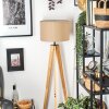 Soungou Stehleuchte 38 cm Naturfarben, Schwarz, 1-flammig