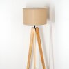 Soungou Stehleuchte 38 cm Naturfarben, Schwarz, 1-flammig