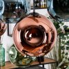 Ripoll Hängeleuchte Glas 20 cm, 25 cm Naturfarben, Schwarz, 8-flammig