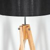 Soungou Stehleuchte 38 cm Chrom, Naturfarben, 1-flammig