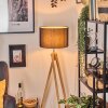 Soungou Stehleuchte 38 cm Chrom, Naturfarben, 1-flammig