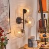 Ripoll Wandleuchte Glas 15 cm Klar, 3-flammig