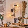 Ripoll Wandleuchte Glas 15 cm Klar, 3-flammig
