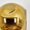Ripoll Wandleuchte Glas 15 cm Gold, 3-flammig