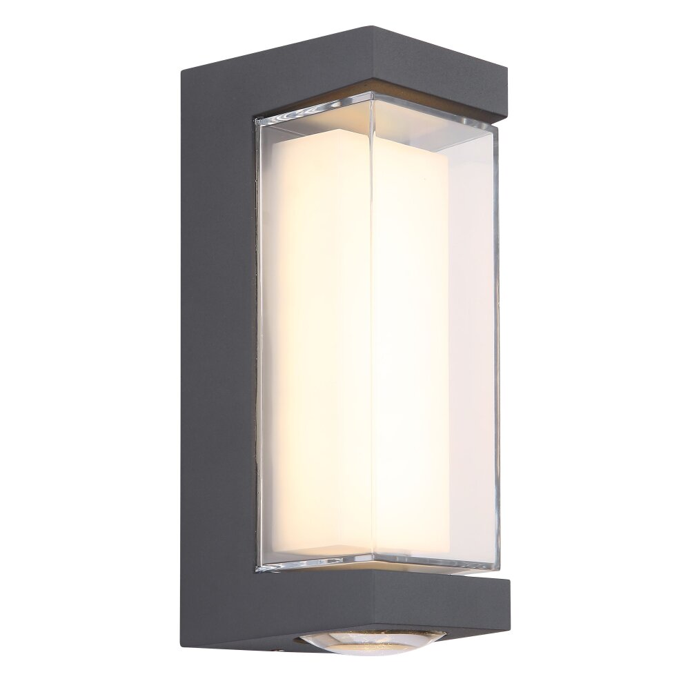 Globo Plixon Außenwandleuchte LED Anthrazit, 1-flammig main product photo