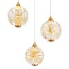 Globo Virina Hängeleuchte LED Gold, 3-flammig