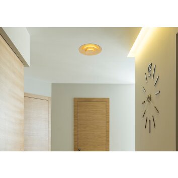 Globo Heda Deckenleuchte LED Gold, 1-flammig