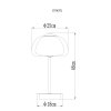 Globo Avila Tischleuchte LED Chrom, Schwarz, 1-flammig, Fernbedienung