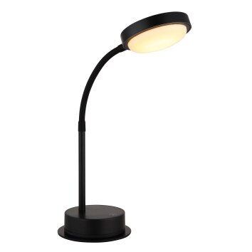 Globo Pegasi Tischleuchte LED Schwarz, 1-flammig