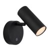 Globo Allvi Decken- und Wandleuchte LED Schwarz, 1-flammig