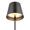 Globo Vannie Tischleuchte LED Chrom, Schwarz, 1-flammig