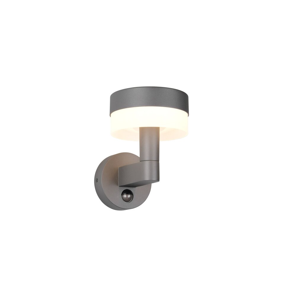 Trio MACKENZIE Wandleuchte LED Anthrazit, 1-flammig, Bewegungsmelder main product photo
