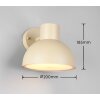 Trio ELBE Wandleuchte Beige, 1-flammig