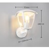 Trio VENTA Wandleuchte Weiß, 1-flammig