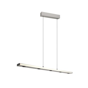 Trio Graham Pendelleuchte LED Nickel-Matt, 8-flammig