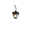 Trio VENTA Pendelleuchte Schwarz, 1-flammig