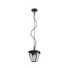 Trio VENTA Pendelleuchte Schwarz, 1-flammig