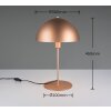 Trio Nola Tischleuchte Braun, 1-flammig