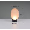 Trio Facette Tischleuchte LED Braun, Gold, 1-flammig