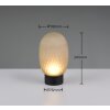 Trio Facette Tischleuchte LED Grün, 1-flammig