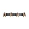 Trio Gillan Deckenspot Braun, 4-flammig