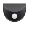 Reality LAGOAS Wandleuchte LED Schwarz, 1-flammig, Bewegungsmelder