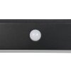 Reality SILVES Wandleuchte LED Schwarz, 1-flammig, Bewegungsmelder