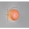 Reality Davey Wandleuchte LED Orange, 1-flammig