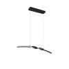 Reality Ginko Pendelleuchte LED Schwarz, 1-flammig