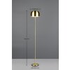 Reality Jeff Stehlampe LED Messing, 1-flammig