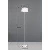 Reality Jeff Stehlampe LED Weiß, 1-flammig