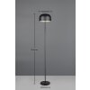 Reality Jeff Stehlampe LED Schwarz, 1-flammig