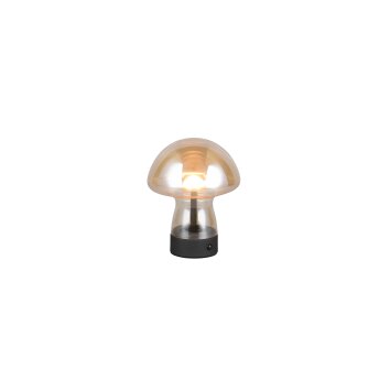Reality Dooley Tischleuchte LED Braun, Gold, 1-flammig