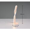Reality Ginko Tischleuchte LED Beige, 1-flammig