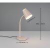 Reality Pongo Tischleuchte LED Beige, 1-flammig