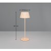 Reality Suarez Tischleuchte LED Beige, 1-flammig