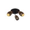 Reality Bidar Deckenleuchte Gold, Schwarz, 3-flammig