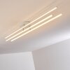 Tornio Deckenleuchte LED Nickel-Matt, Weiß, 3-flammig
