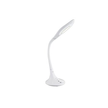 Globo Pattaya Tischleuchte LED Chrom, Weiß, 1-flammig