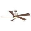 Globo Modesto Deckenventilator LED Grau, 1-flammig, Fernbedienung