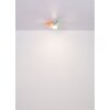 Globo Hines Deckenventilator LED Bunt, Weiß, 1-flammig, Fernbedienung