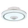 Globo Shelly Deckenventilator LED Weiß, 1-flammig, Fernbedienung