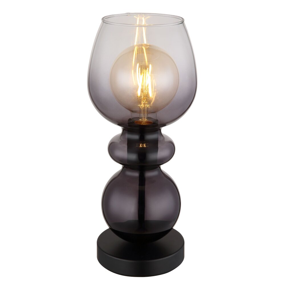 Globo Clarity Tischleuchte Schwarz, 1-flammig main product photo