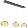 Globo Avila Hängeleuchte LED Chrom, Schwarz, 1-flammig, Fernbedienung