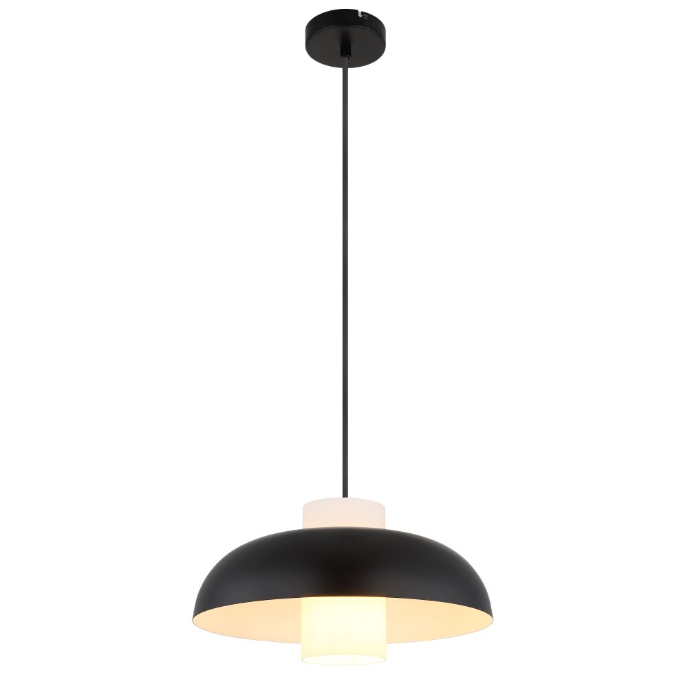 Globo Lowe Hängeleuchte Schwarz, 1-flammig main product photo