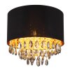 Globo Coletta Deckenleuchte Gold, Schwarz, 1-flammig