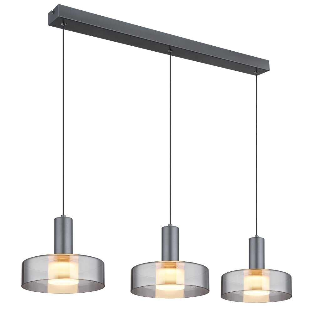Globo Grant Hängeleuchte LED Grau, 1-flammig main product photo